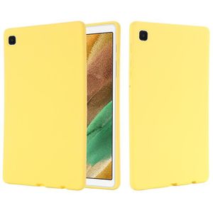 Voor Samsung Galaxy Tab A7 Lite vaste kleur vloeistof siliconen shockpoof tablet case