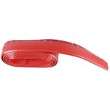 Universele 1.5m auto voorkant Achterbumper Lip Splitter Spoiler rok zelfklevende Protector(Red)