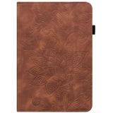 Kant bloem embossing patroon lederen tablet case voor ipad pro 11 2021 / ipad air 2020