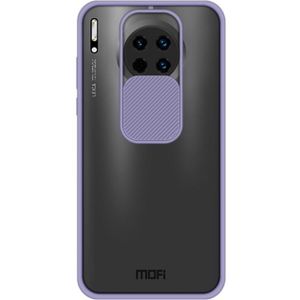 Voor Huawei Mate 30 MOFI Xing Dun Series PC + TPU Anti-peep Waterproof and Anti-drop All-inclusive Protective Shell  Translucent Frosted(Purple)