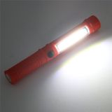 Multifunctionele draagbare Mini COB LED werken lichte Pen stijl buiten Flashlight(Red)