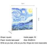 10 stks Vintage Schilderij Serie Non-sticky Note Boek Handboek Materiaal Papier (Sunrise Impression)