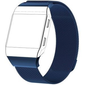 Voor Fitbit Ionic Milanese HorlogeBand(Blauw)