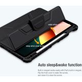 Voor Xiaomi Mi Pad 5/5 Pro Nillkin Bumper Pro Horizontal Flip Lederen Case met Pen Slot & Houder (Zwart)