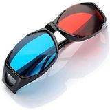 Rood blauw 3D bril anaglyph ingelijst 3D visie bril voorspel stereo Movie dimensionale glazen plastic glazen