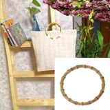 Handgemaakte handtas bamboo handle bag accessoires (licht)