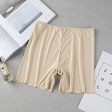 Vrouwen veiligheid shorts hoge taille naadloze shorts  maat: M (huid kleur)