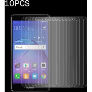 10 stuks voor Huawei Y3 2017 0.3mm 9H oppervlaktehardheid 2.5D explosieveilige Full Screen getemperd glas scherm Film