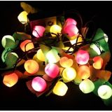 4 stks kerstboom decoratie fruit kleurrijke 7-kleuren string lichten feestelijke bruiloft scne decoratie lichten  CN-stekker (willekeurige stijl levering)