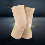 2 paren dunne nylon kousen gezamenlijke warmte sport knie pads  specificatie: M (zwart)