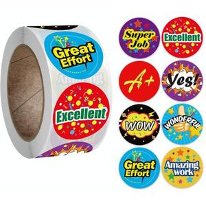 10 PCS Kinderen Speelgoed Beloning Stickers Office Briefpapier Decoratie Label Afdichting Sticker  Grootte: 2 5 cm / 1inch (A-114)