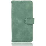 Voor iPod Touch 6 & 5 Solid Color Skin Feel Magnetic Buckle Horizontal Flip Calf Texture PU Leather Case met Holder & Card Slots & Wallet(Green)