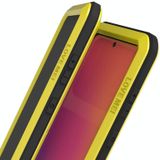 Voor Galaxy A71 LOVE MEI Metaal schokbestendig waterdichte stofdichte beschermhoes (geel)
