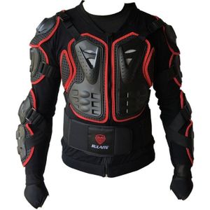 SULAITE BA-03 SUV Motor Fiets Outdoor Sport armor beschermende jas  grootte: XL(Rood)