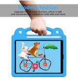 Handvat Kickstand Kinderen EVA Schokbestendig Tablet Case Voor iPad Air / Air 2 / iPad 5/6 / Pro 9.7 (Hemelsblauw)