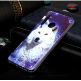 Voor Huawei Honor 10 Lite Lichtgevende TPU Soft Protective Case (Starry Sky Wolf)