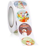 5 Rollen Kerstcadeau Sticker Decoration Label Sealing Sticker (HA051)