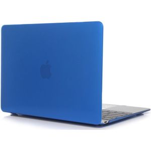 Laptop Crystal stijl beschermende case voor MacBook Air 13 3 inch A1932 (2018) (donkerblauw)