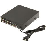 4-Weg Video & Audio AMP Splitter met Switch  1 Input  4 Outputs (JM-VA104)