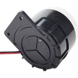 2 stks BJ-1K High-Decibel Actieve Buzzer Dual Audio Elektronische Sirene Alarm Wandmontage Anti-diefstal Buzzer  Voltage: 220 V (rood wit zwart)