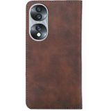 Voor Honor 70 Skin Feel Magnetic Horizontal Flip Leather Phone Case