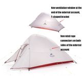 Naturehike NH15T002-T1 Ultralight Tent Outdoor Camping Regenproof Tent  Kleur:20D Siliconen Lichtgrijs  Style:2 Mensen