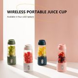 WLK-YB01 3.7V 300ml Draagbare Draadloze Elektrische Juicer Machine Smoothie Blender(Roze)