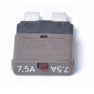 7.5 AMP DC28V circuit breaker trip zekeringen standaard Blade zekering handmatige reset
