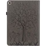 Voor Huawei MatePad T 10S 10.1 Inch / T 10 9.7 Inch Tree & Deer patroon geperst afdrukken lederen tablet case