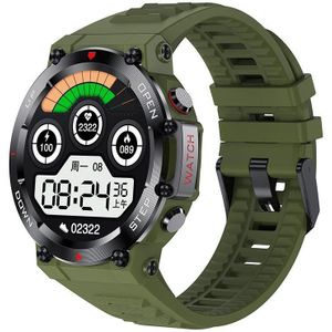 AK45 1.32 Inch Hartslag/Bloeddruk Monitoring Smart Bluetooth Bellen Horloge (Groen)