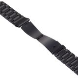 Voor Samsung Gear S2 Classic Smart Watch vlinder gesp 3 kralen roestvrij staal Watchband(zwart)