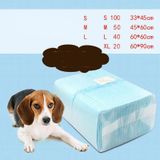 Huisdier veranderende pad verdikt absorberende hondenluiers  specificatie: XL: 20 PCS (60x90cm)
