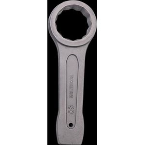 TUOSEN Single-end Straight Handle Gray Phosphating Percussion Wrench  Size:60mm
