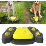 Hondvoeten Step On Automatic Feeder Water Dispenser Summer zwemwaterrichtlijn Spray Pet Supplies (Geel)