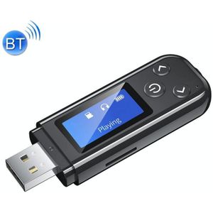 K15PRO met LCD-scherm Bluetooth-adapter Audio-ontvangerzender 3.5mm AUX auto handsfree