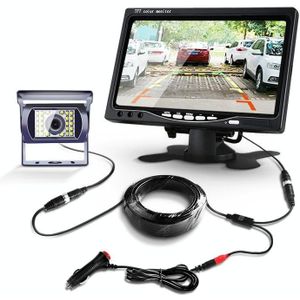 YB-CC-1 12/24V Auto 7 Inch Display HD Night Vision Camera Monitoring System Truck Reverse Image  Specificatie: Camera +1024x600 Display