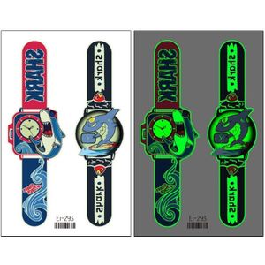 20 stks Kinderen Waterdichte Lichtgevende Cartoon Horloge Tattoo Stickers (EI-293)