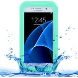 Samsung Galaxy S7 / G930 beschermend IPX8 waterdicht Siliconen + kunststof Hoesje met draagriem (groen)