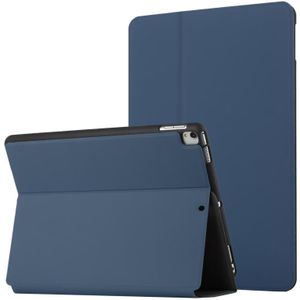 Voor iPad Pro 11 2020 & 2018 Dual-vouwen Horizontale Flip Tablet Leren Case met Houder & Sleep / Wake-Up-functie (Royal Blue)