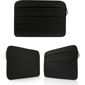 Universele 12 inch Laptoptas Sleeve met Oxford stof en meerdere zijvakjes voor MacBook  Samsung  Lenovo  Sony  Dell  Chuwi  Asus  HP (zwart)