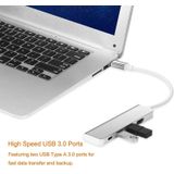 4 in 1 type C hub met HDMI USB 3 0 adapter voor MacBook hub USB computer randapparatuur USB type C HDMI voor MacBook Pro Air