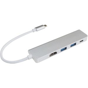 4 in 1 type C hub met HDMI USB 3 0 adapter voor MacBook hub USB computer randapparatuur USB type C HDMI voor MacBook Pro Air