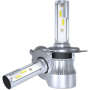 2 PCS 1902 H4/HB2/9003 DC9-36V/23W/6000K/2300LM IP68 auto LED koplamp lampen (wit licht)