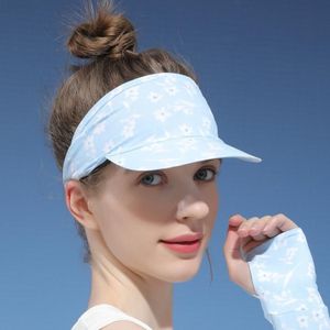 2 PCS sport hoofdband lege top hoed zomer outdoor zonnebrandcrme ademend rijden en hardlopen peaked cap voor mannen en vrouwen  grootte: gratis szie (woestijnbel)