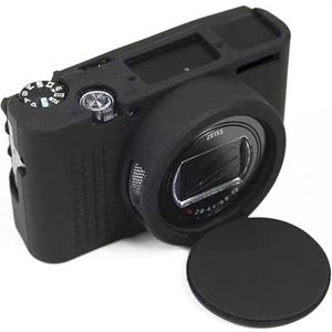 Soft Silicone Protective Case for Sony Cyber-Shot RX100 VII / RX100 M7 (Black)