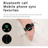 Q71 PRO 1.28 inch TFT-scherm Siliconenriem Smart Watch  ondersteuning Bluetooth Call / Menstrual Cycle Herinnering (ROSE GOUD)