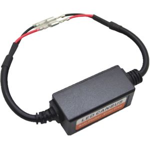 2 PC's H1/H3 auto Auto LED koplamp Canbus waarschuwing foutvrij Decoder-Adapter voor DC 9-16V/20W-40W