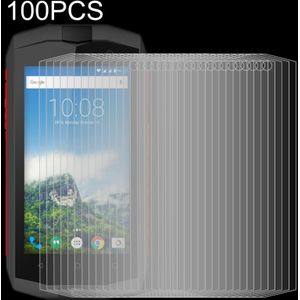 100 PCS voor Crosscall Trekker M1 Core 0 3 mm gehard glas film  geen retail pakket