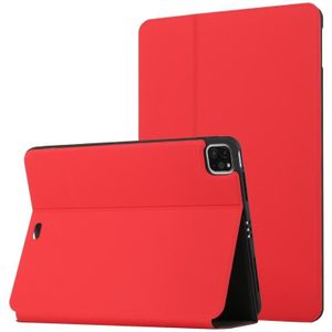 Voor iPad Pro 11 2020 & 2018 Dual-vouwen Horizontale Flip Tablet Lederen Case met Houder & Sleep / Wake-Up-functie