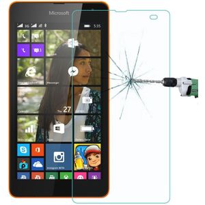 Voor Microsoft Nokia Lumia 535 0 26 mm 9 H + oppervlakte hardheid 2.5D explosieveilige getemperd glas Film